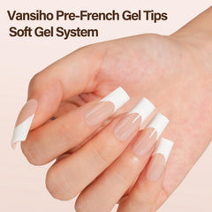 Vansiho press-on nail tips offering precise fit and easy application.