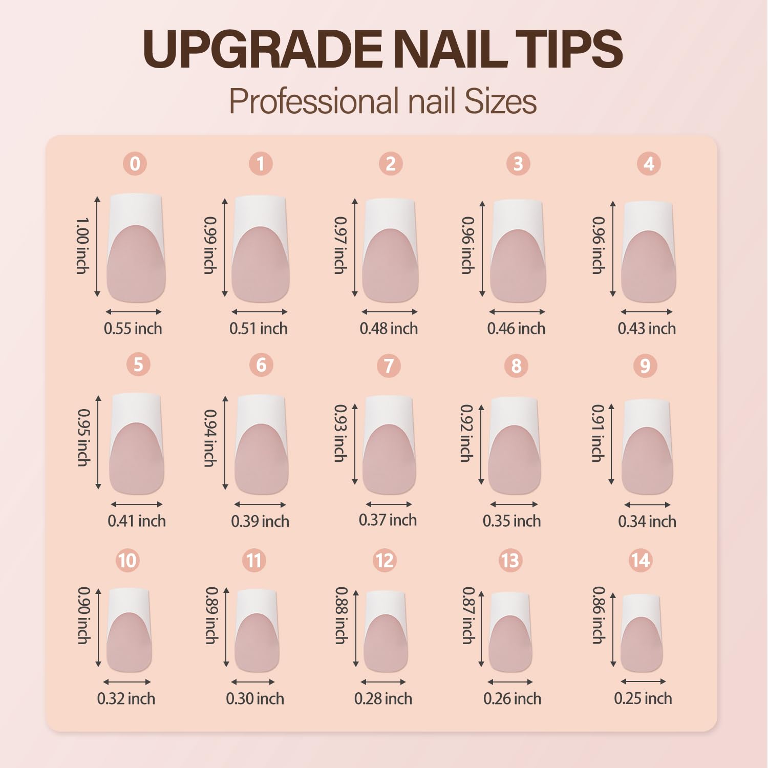 Vansiho super-fit French tips contour from cuticle to edge for flawless results.