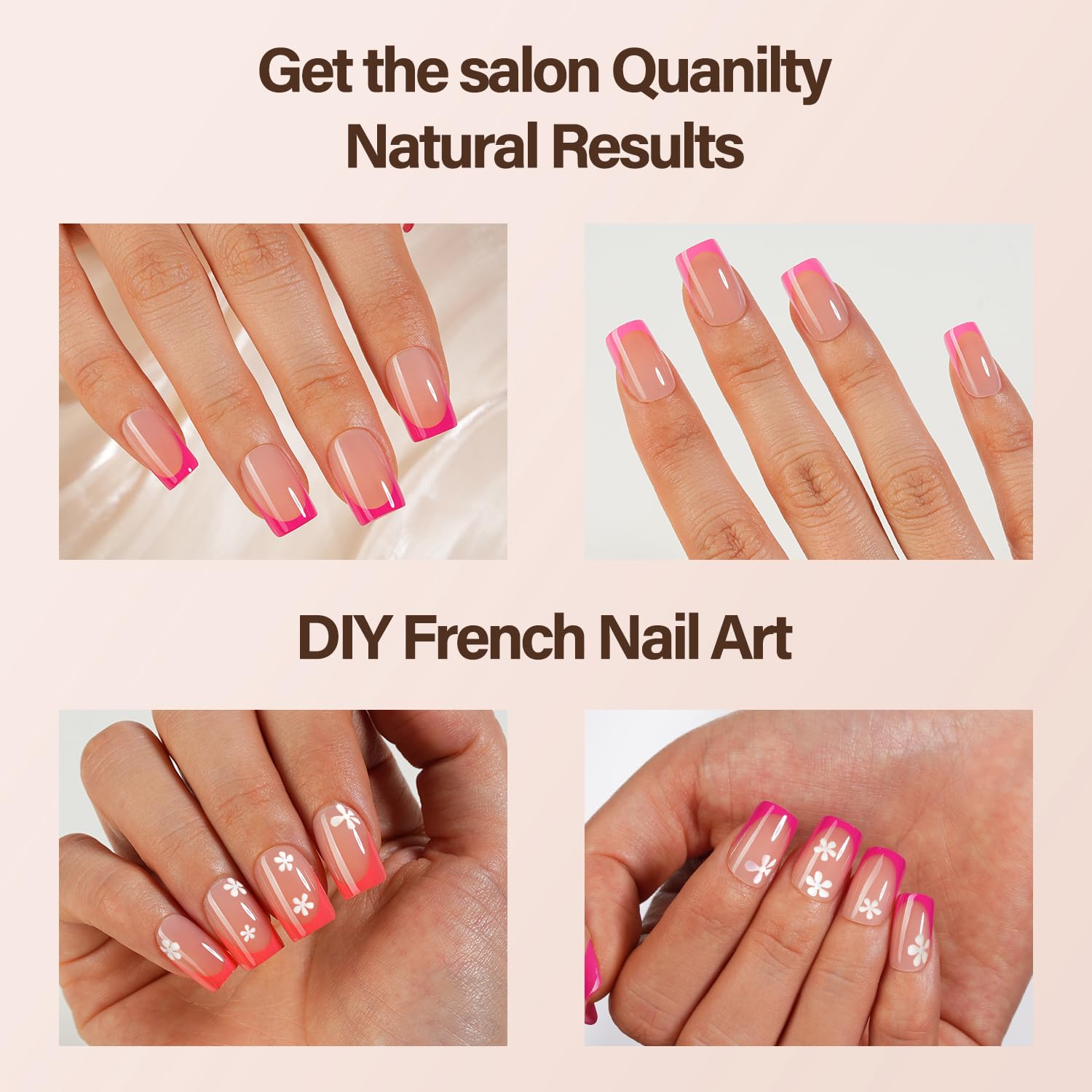 Vansiho upgraded square tips fit from cuticle to edge