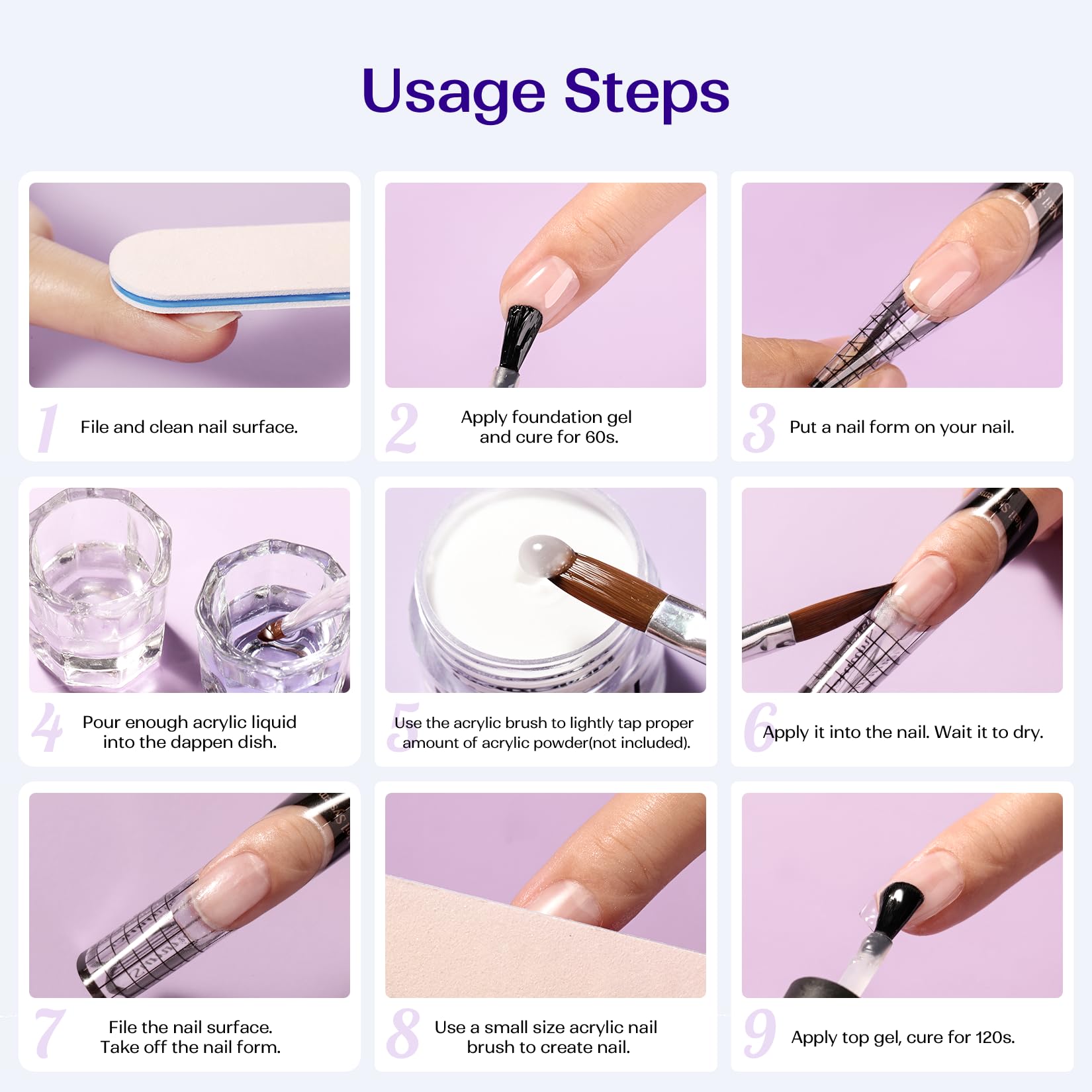 VANSISOS nail kit visuals suggest DIY at-home art sessions.