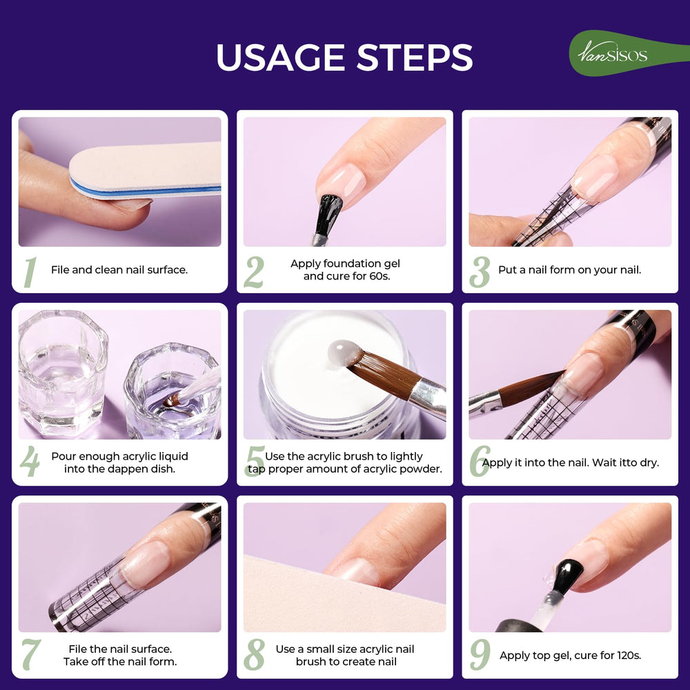 VANSISOS DIY nail art designs for home creativity.