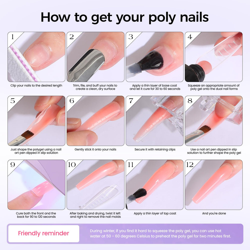 VANSISOS finished nails display showcases a glossy, professional at-home manicure.