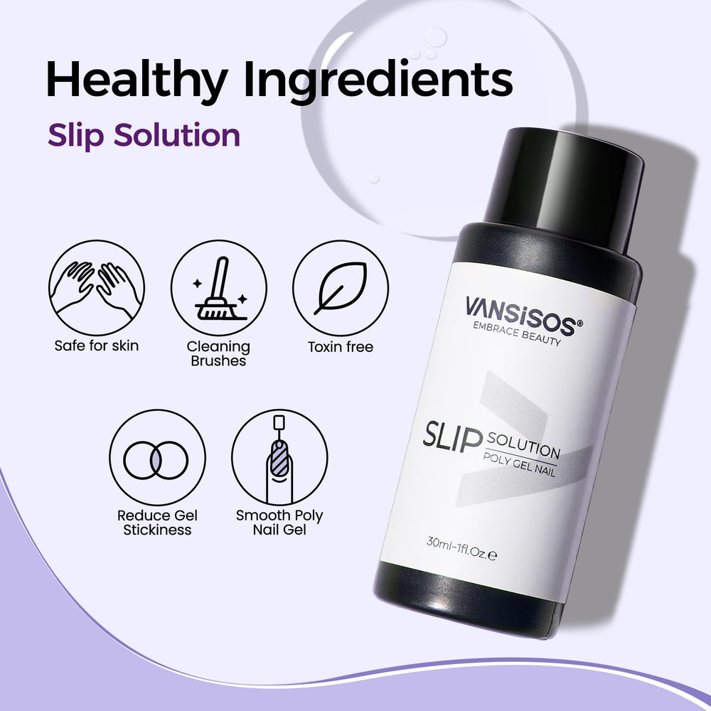 VANSISOS glass cup keeps slip solution ready for quick dips.