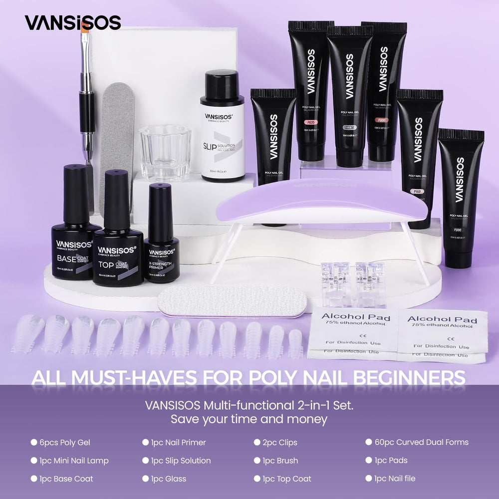 VANSISOS mini UV nail lamp for fast, portable curing