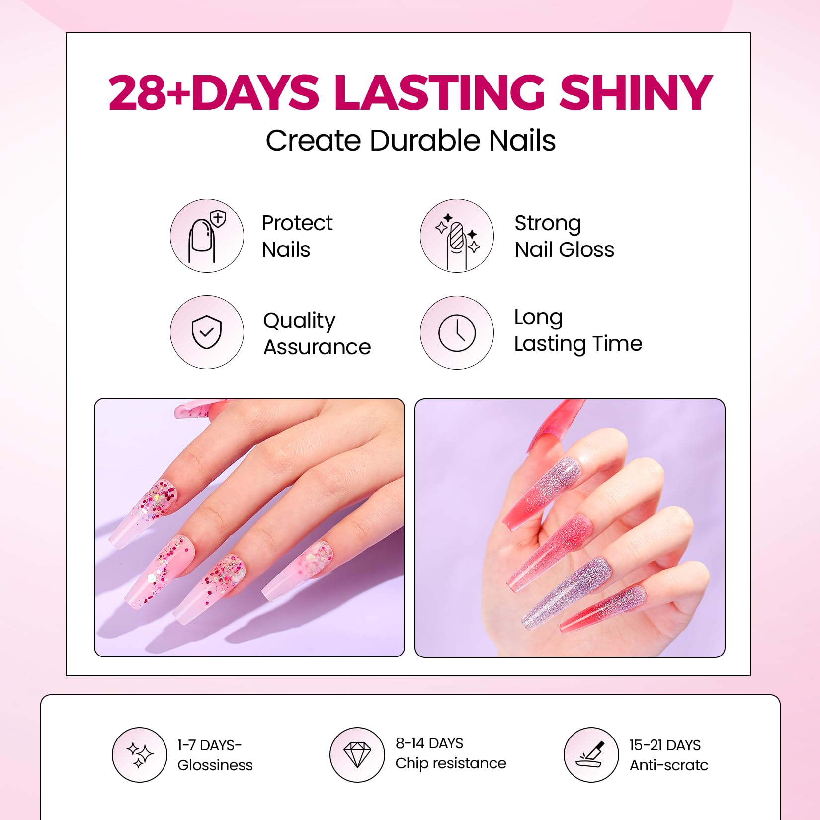 VANSISOS nail art decorations glitter for festive looks