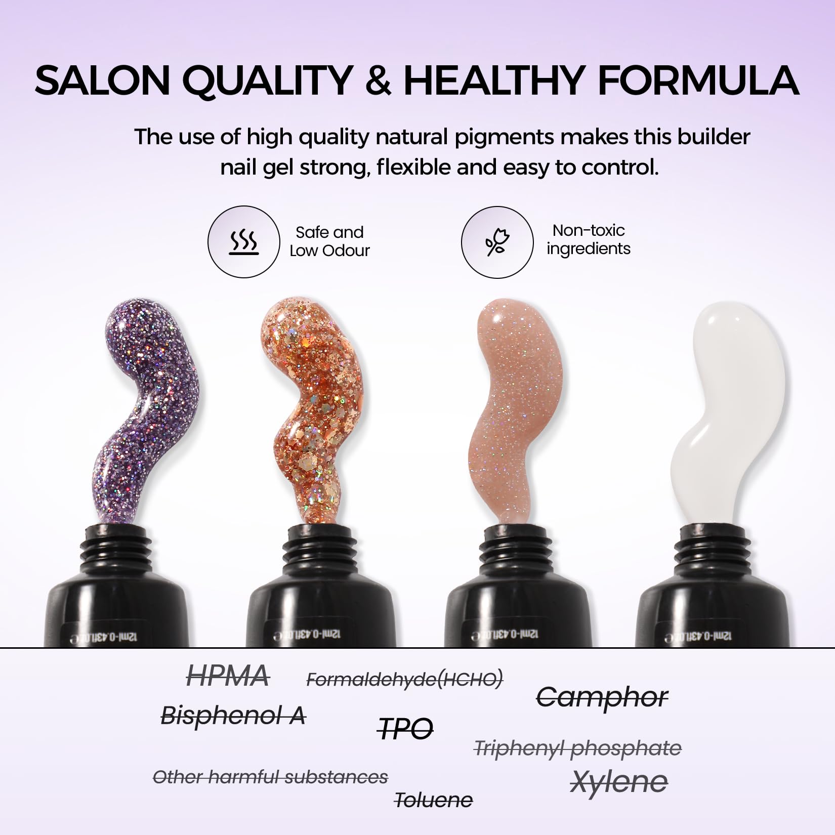 VANSISOS Poly Nail Gel Kit quick cure supports faster DIY manicures.