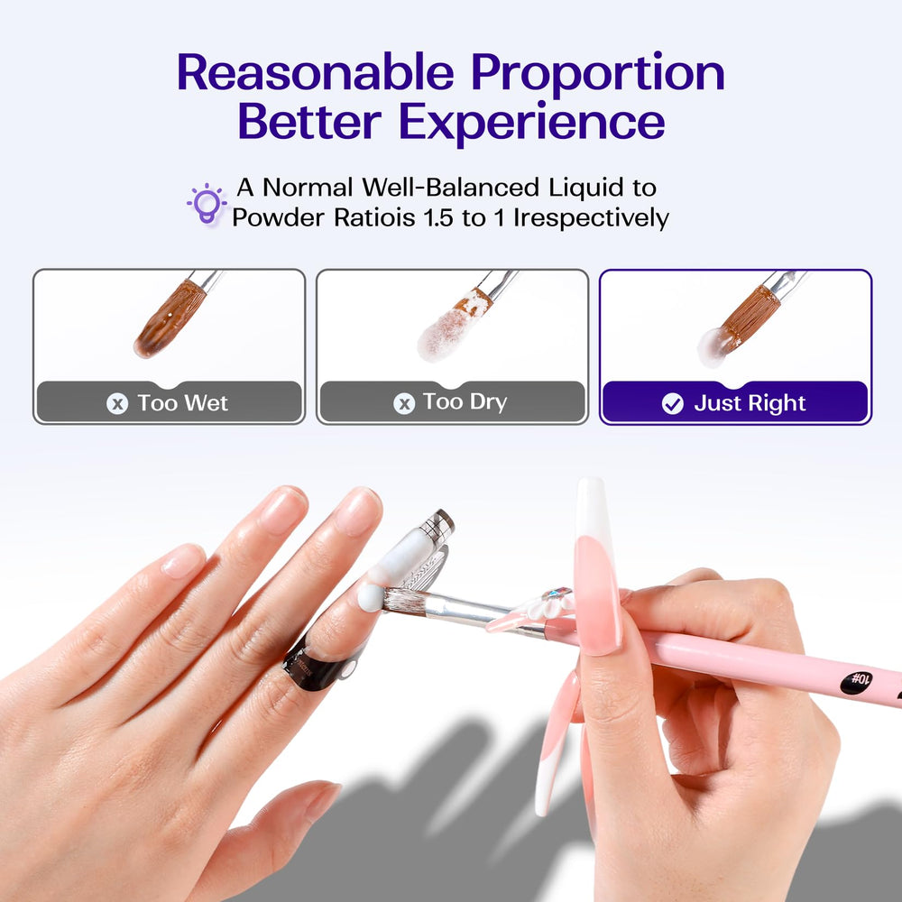 VANSISOS self-leveling liquid enables even beads for flawless nails.