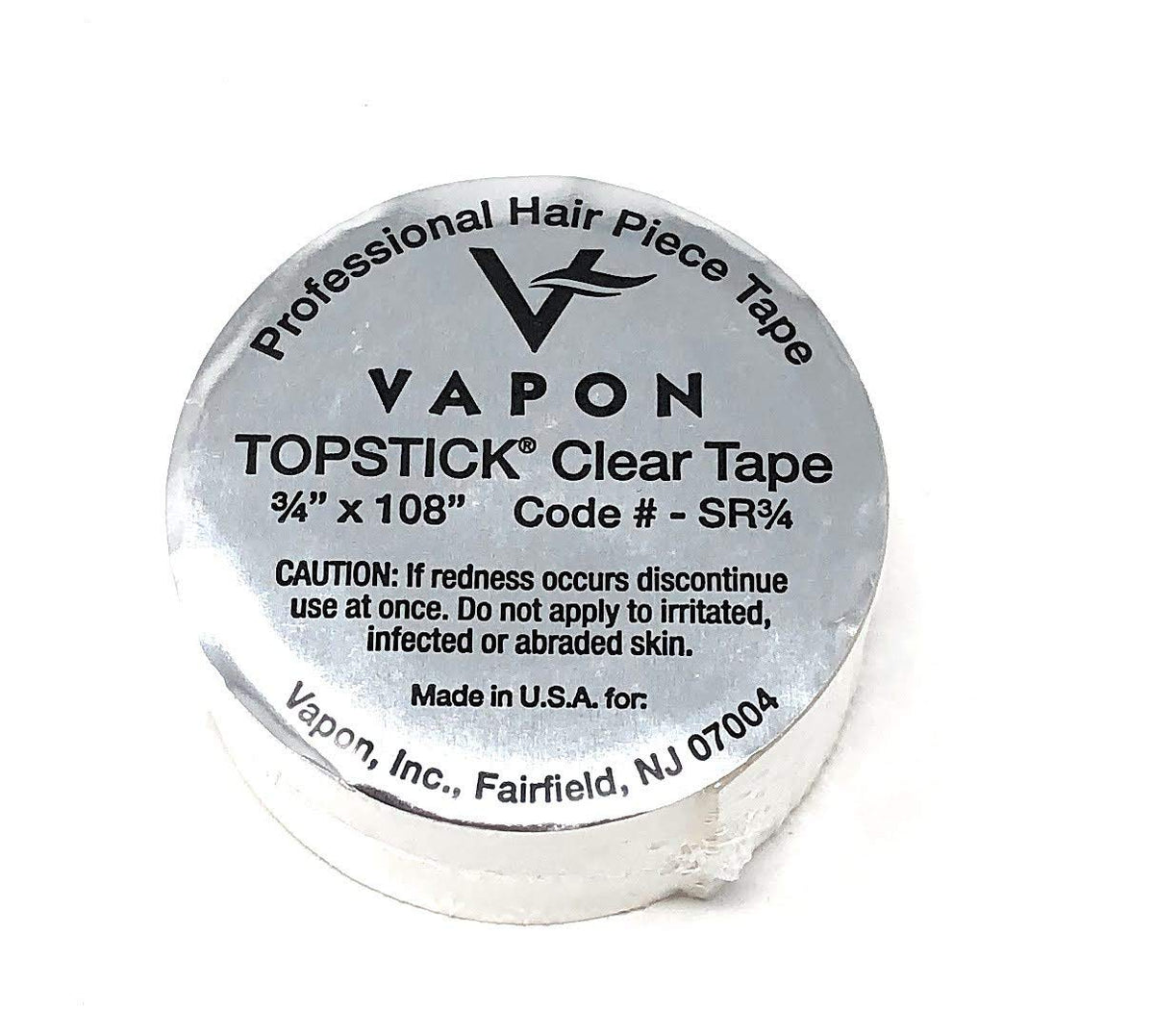 Vapon Topstick clear double-sided tape closeup showing discreet mounting possibilities