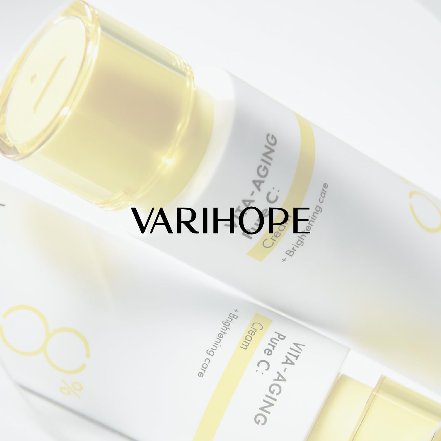 VARIHOPE triple-layer technology diagram protecting vitamin C stability.