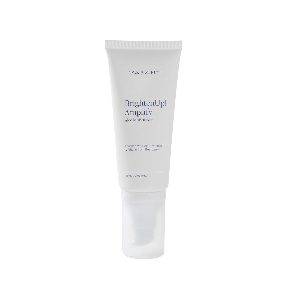 VASANTI Brighten Up New Skin Amplifying Moisturizer packaging front signals premium hydration.