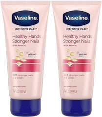 Display of Vaseline 2-pack packaging for convenient travel use
