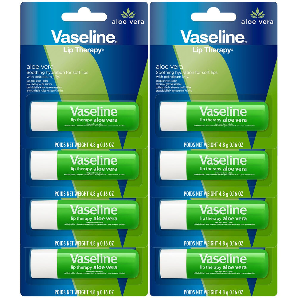 Vaseline Baume à lèvres Aloe Fresh – emballage compact pour usage quotidien.