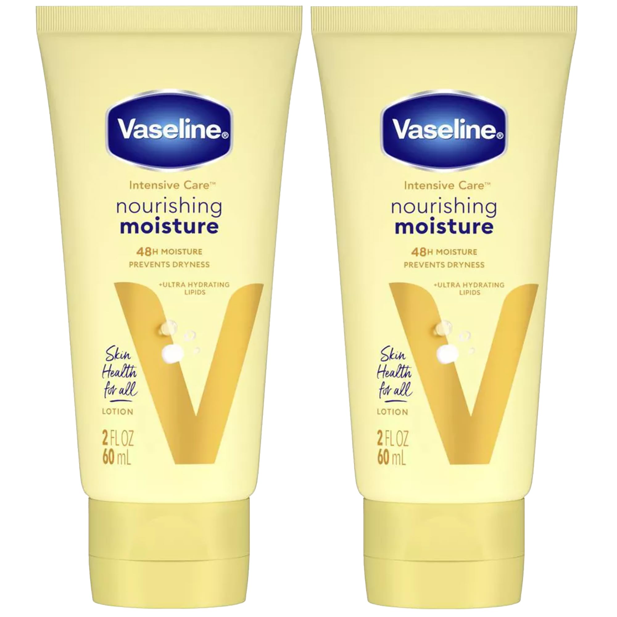 Vaseline Intensive Care Nourishing Moisture bottle shows fast absorption for dry skin