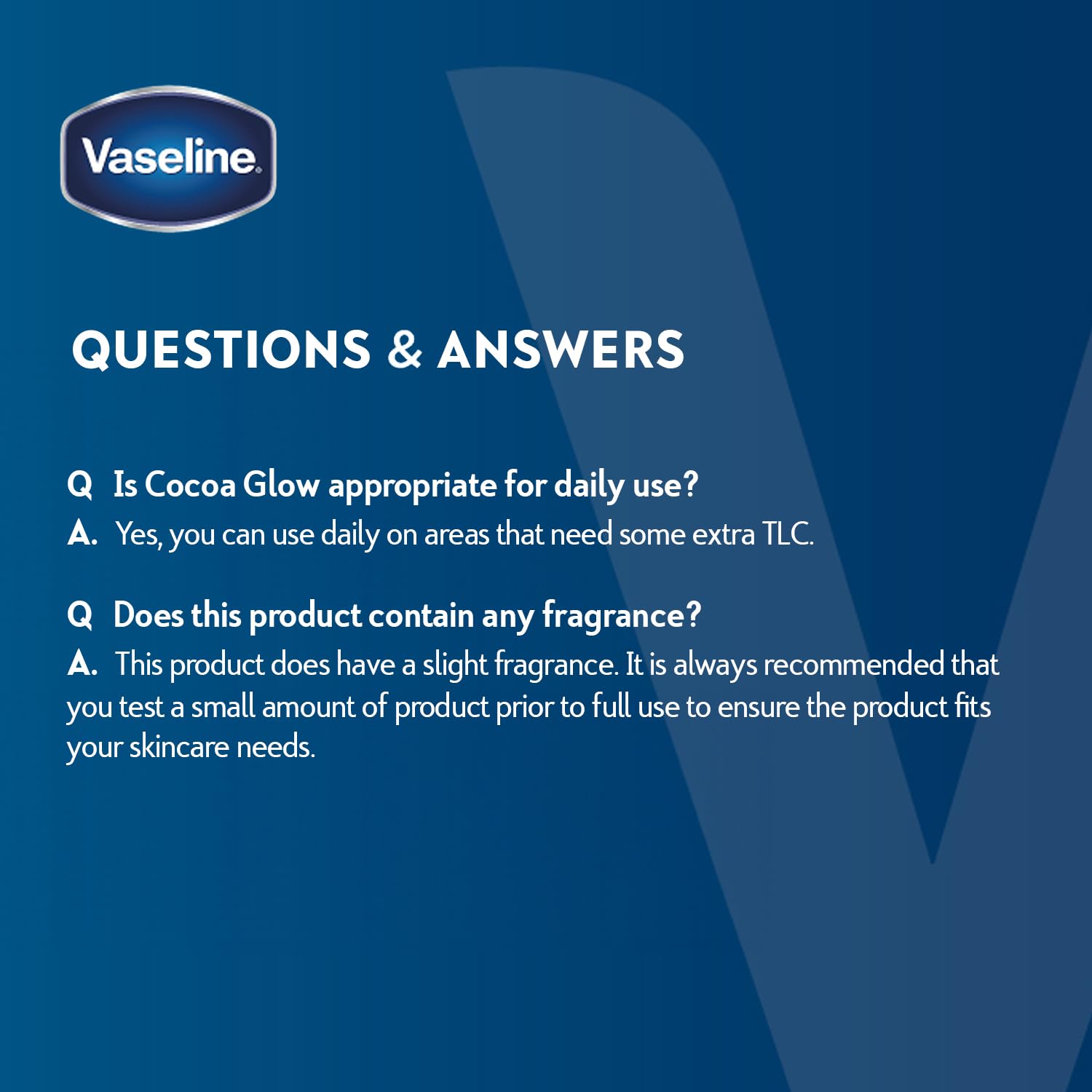 Vaseline Cocoa Glow ingredient blend highlighting shea and cocoa butter
