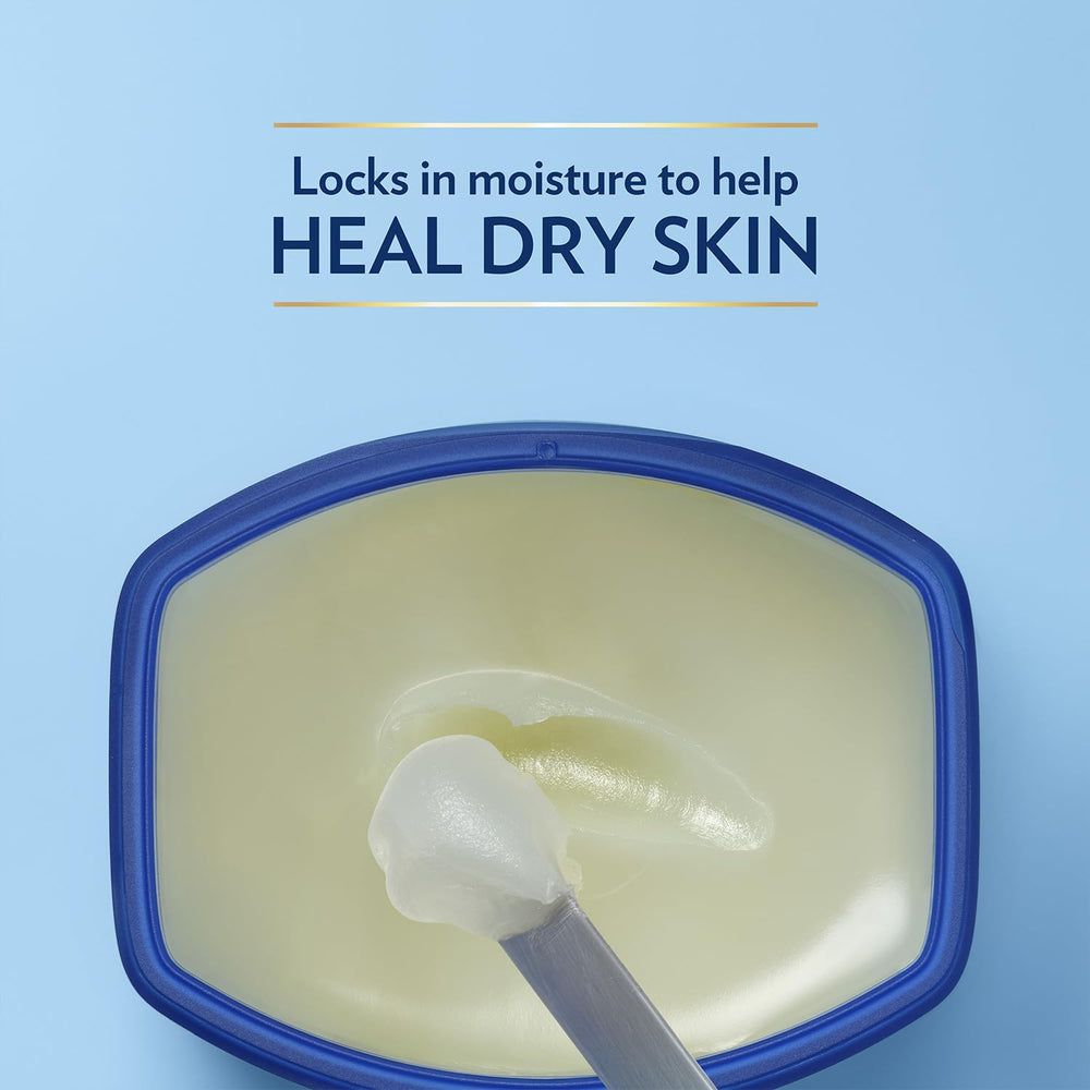 Vaseline helps with eczema-associated dryness for gentle skin care.