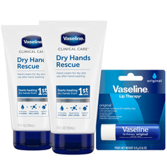 Vaseline Hand Cream Dry Hands Rescue, fragrance-free, for extremely dry skin.