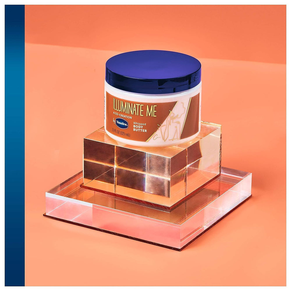 Vaseline Illuminate Me fragrance closeup highlighting warm jasmine and citrus scent