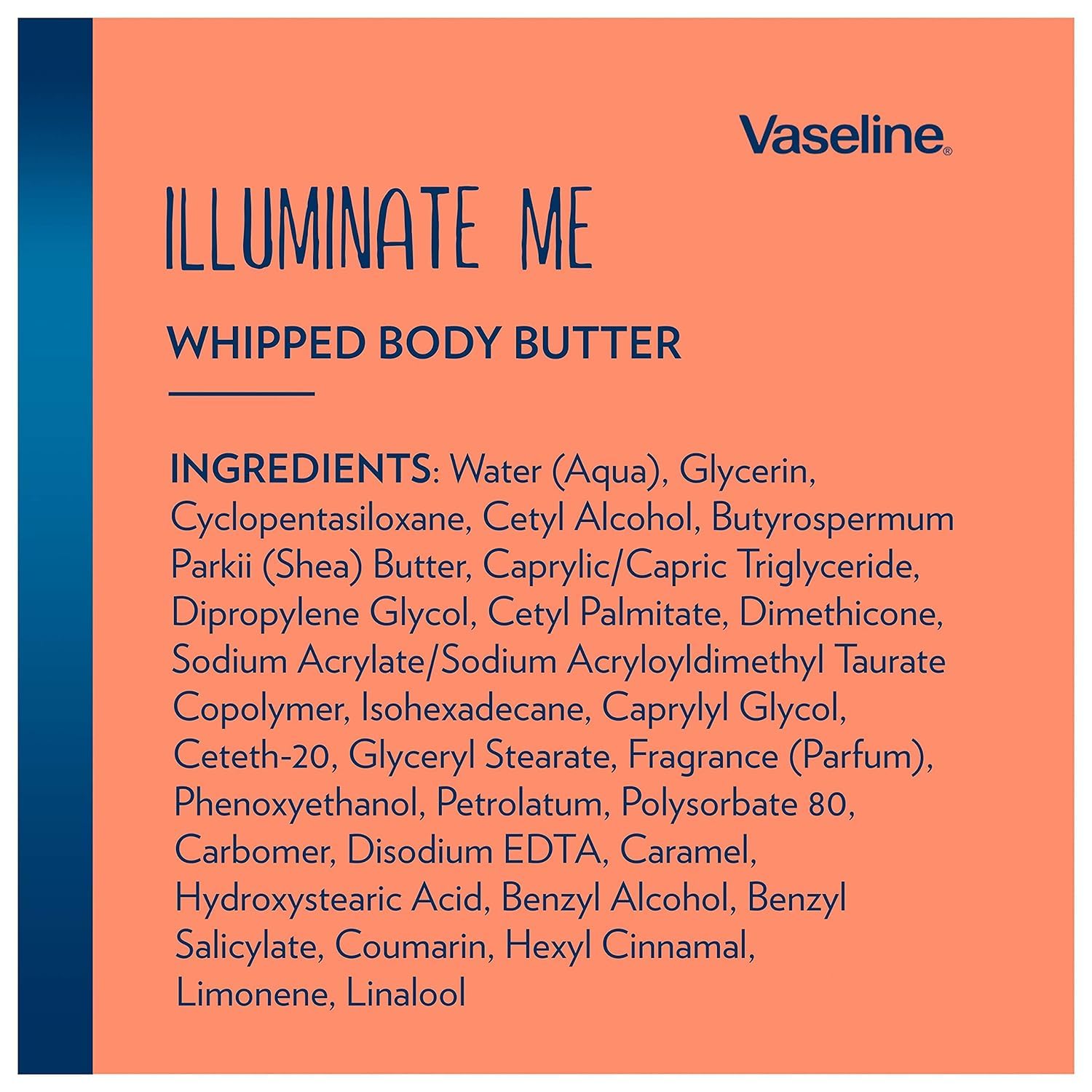 Skin glow after using Vaseline Illuminate Me body butter