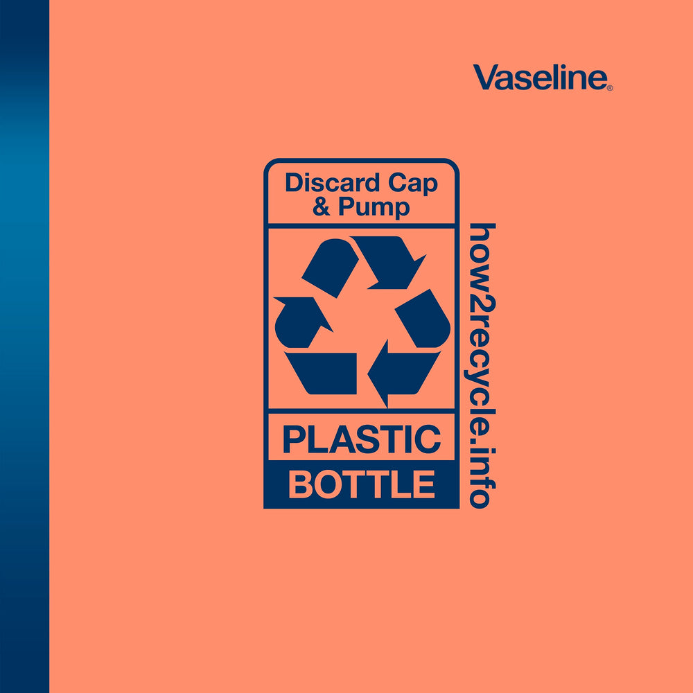 Vaseline Illuminate Me recyclable packaging emphasizes eco-friendly design.