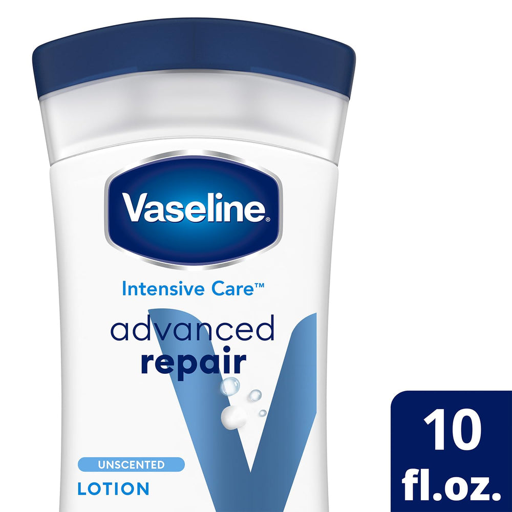 Vaseline Intensive Care Unscented 2-pack elbows and knees treated for softness