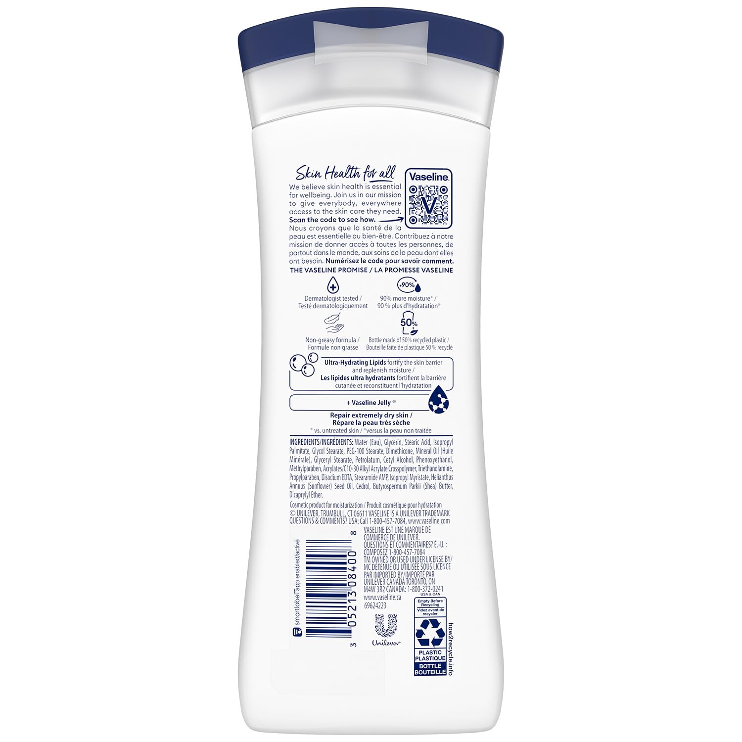 Vaseline Intensive Care Unscented 2-pack hands application for dry skin relief
