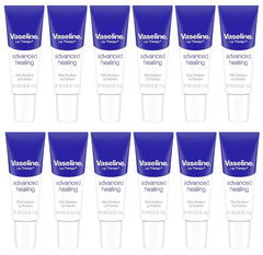 Vaseline Lip Therapy Advanced Formula front view tube provides compact moisture protection