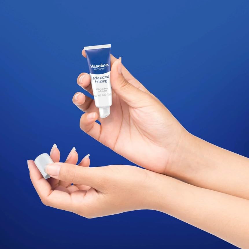 Vaseline Lip Therapy Advanced Formula pocket-size tube for on-the-go hydration