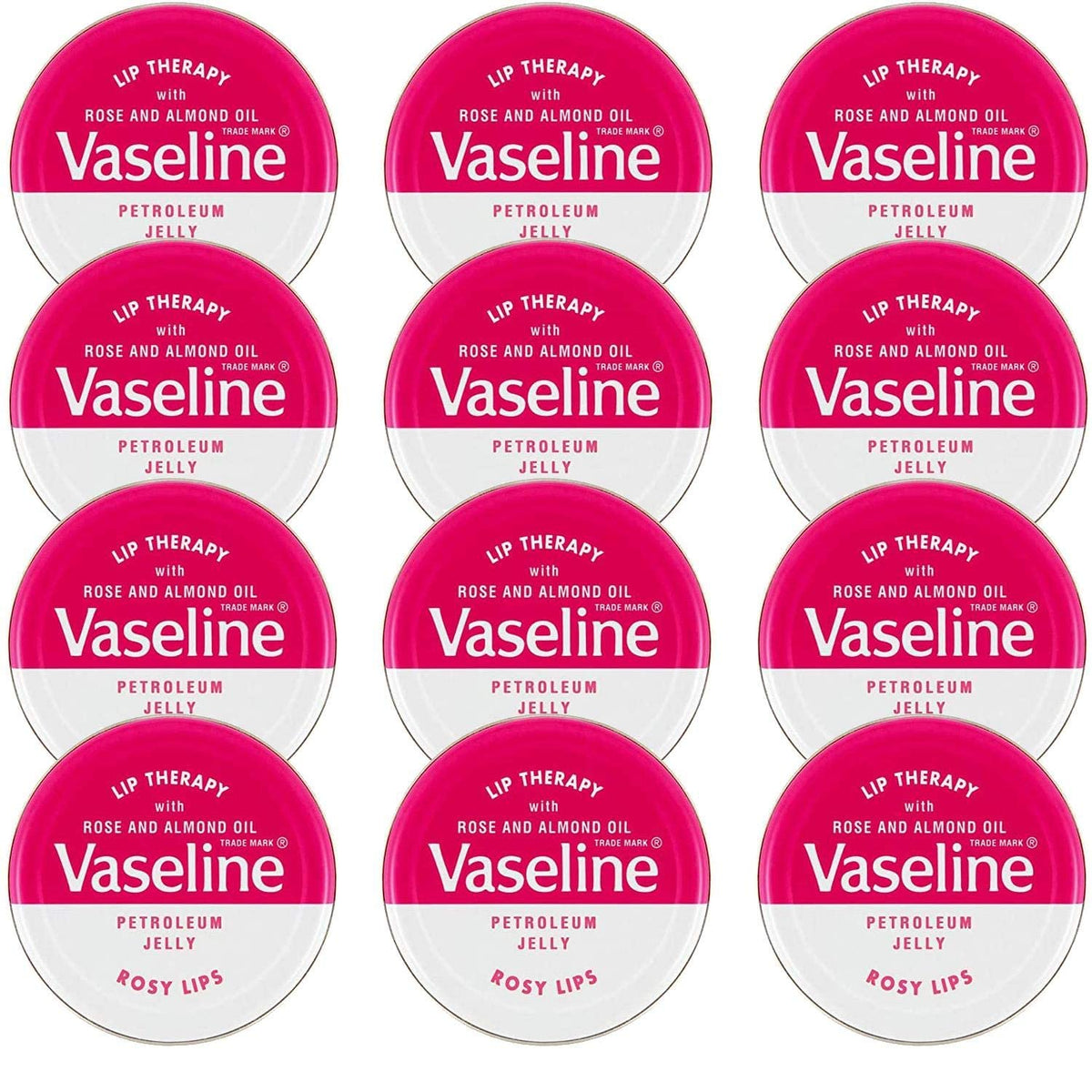 Vaseline Lip Therapy Aloe Tin close-up, hydration for dry lips