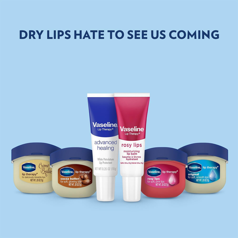 Vaseline Lip Therapy Creme Brulee Mini on-the-go use keeps lips moisturized