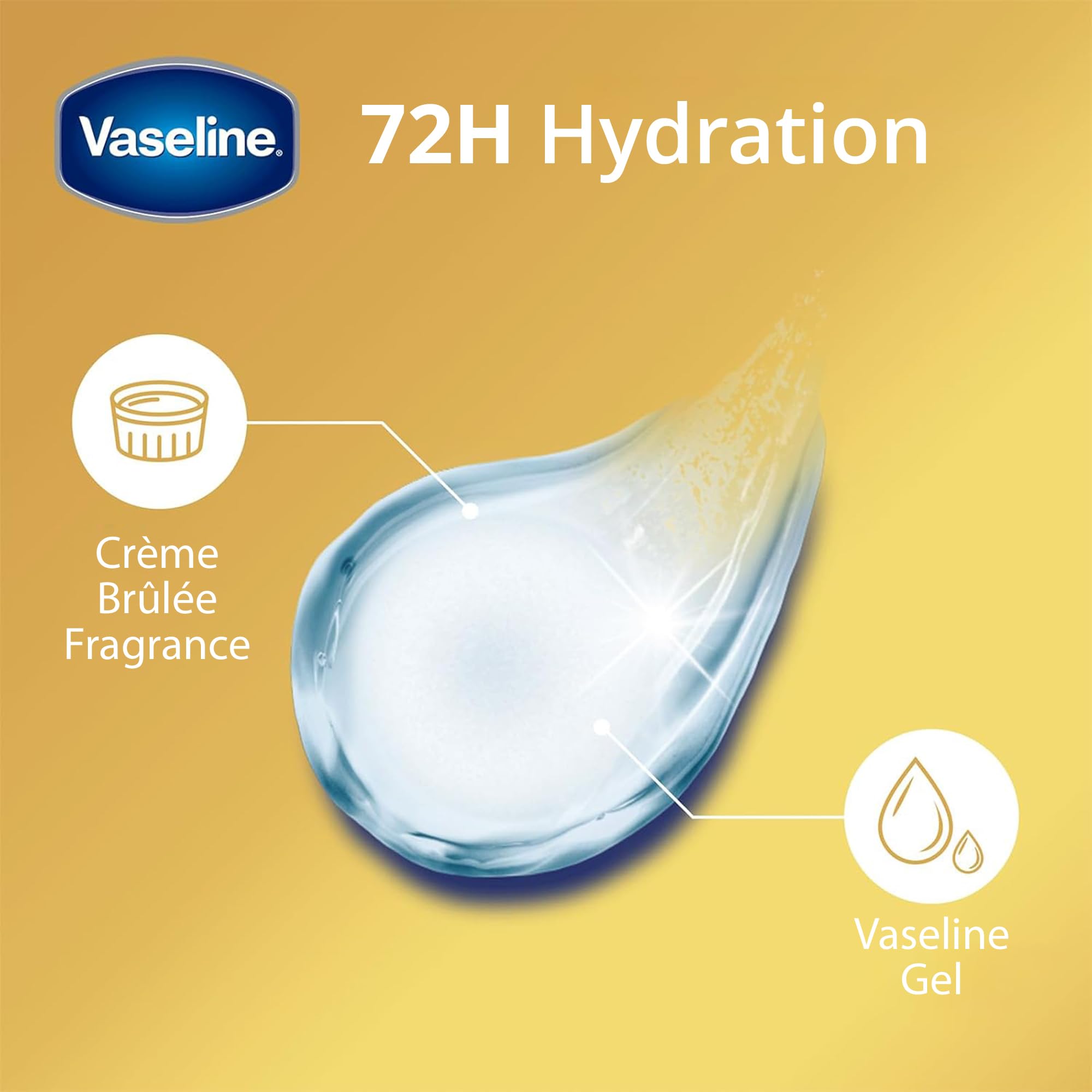 Vaseline Lip Therapy Creme Brulee Mini open jar closeup emphasizes light scent