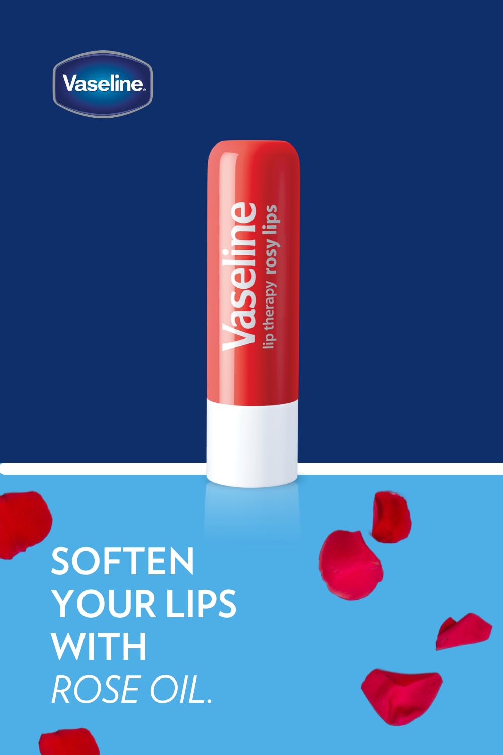 Vaseline Lip Therapy Original stick documented for classic hydration