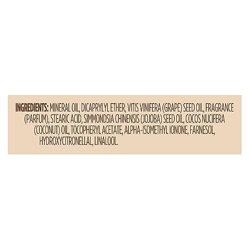 Vaseline Radiant X oil being massaged into skin for lasting softness.