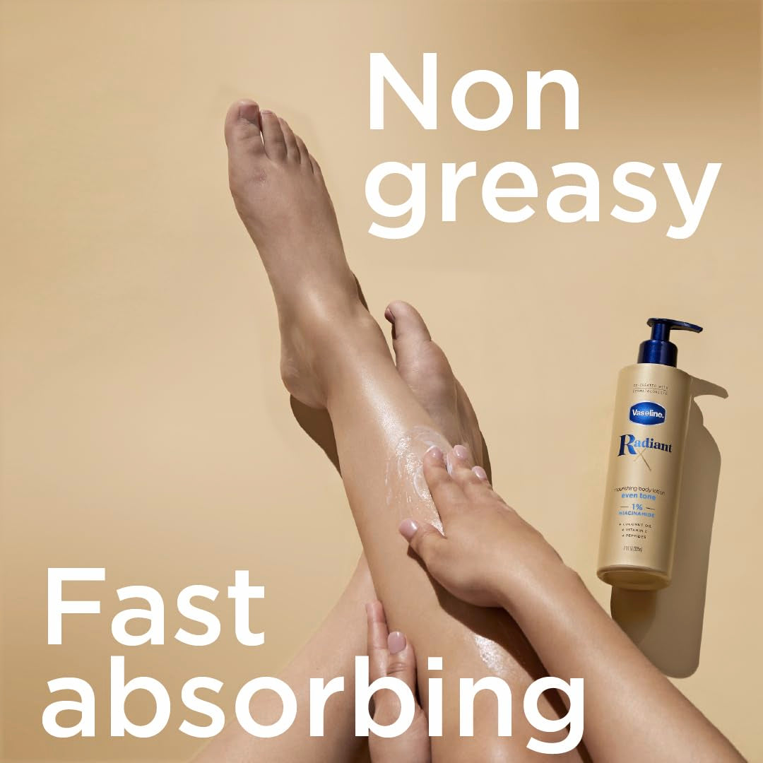 Vaseline Radiant X Replenishing Hydrating Body Oil adding extra glow