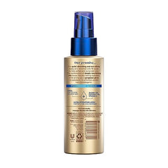 Vaseline Radiant X bottle pour demonstrates fast-absorbing hydration for non-sticky skin.