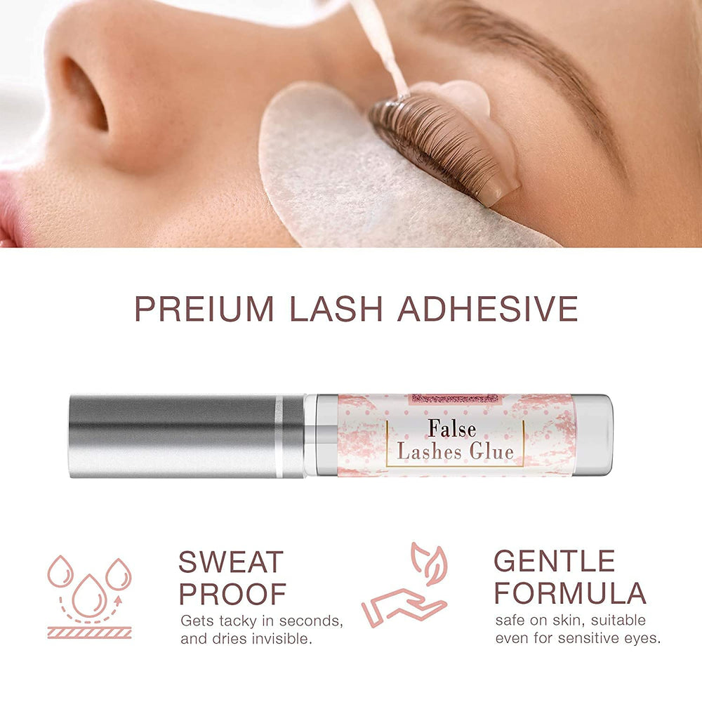 VASSOUL perm solution bottle on lashes for lift.