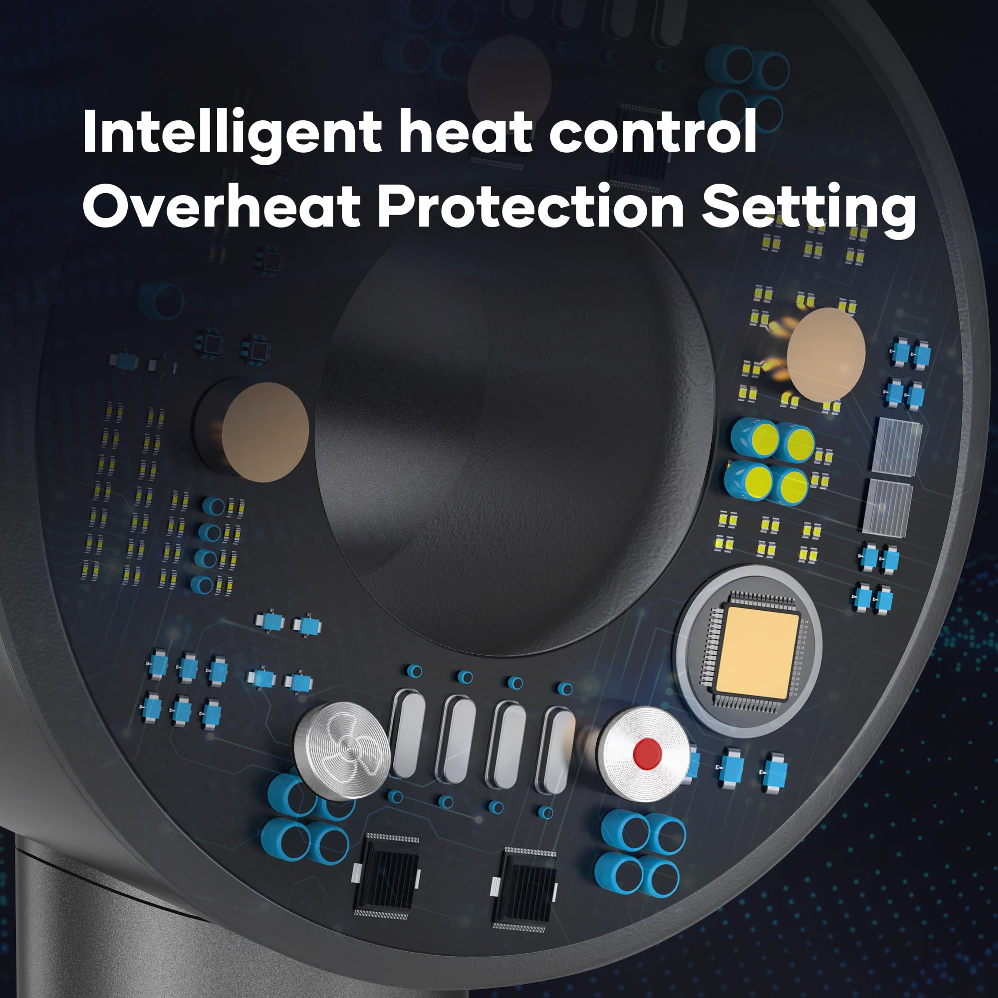 VASULER adjustable heat and wind levels for personalized drying