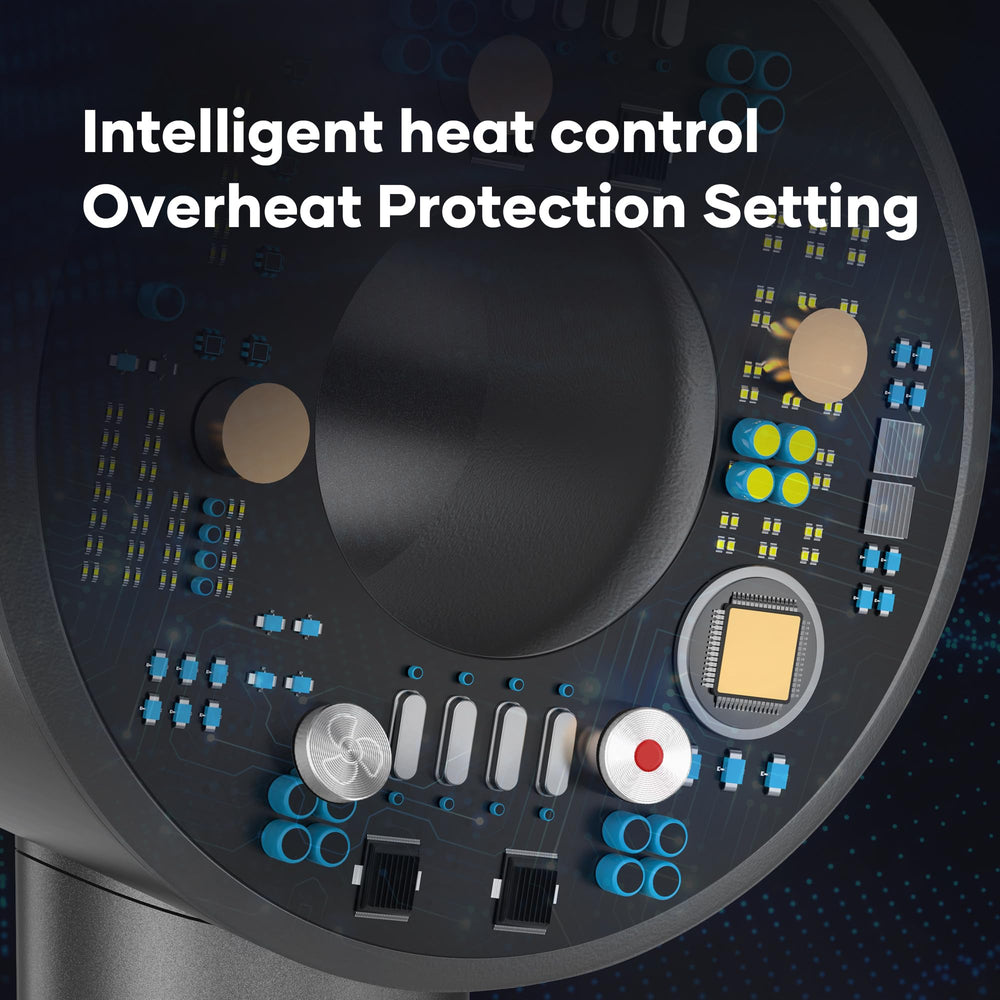 VASULER adjustable heat and wind levels for personalized drying