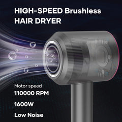 VASULER negative ionic technology in action reducing static for smoother hair