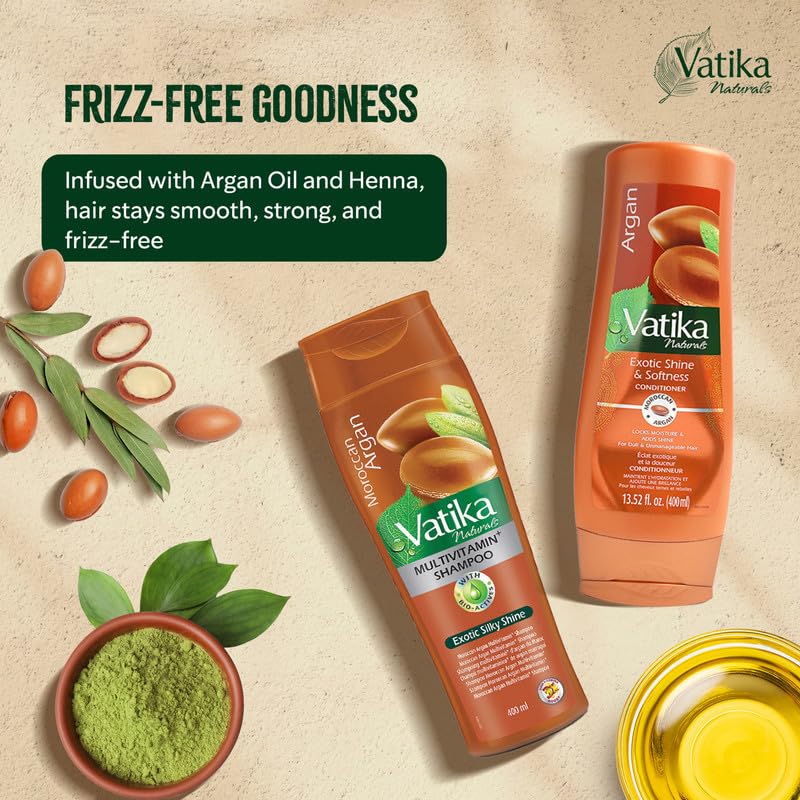 Vatika Naturals argan oil ingredient closeup shows nourishment