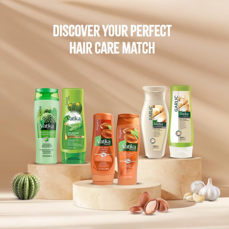 Vatika Naturals frizz control closeup reveals silky, manageable hair