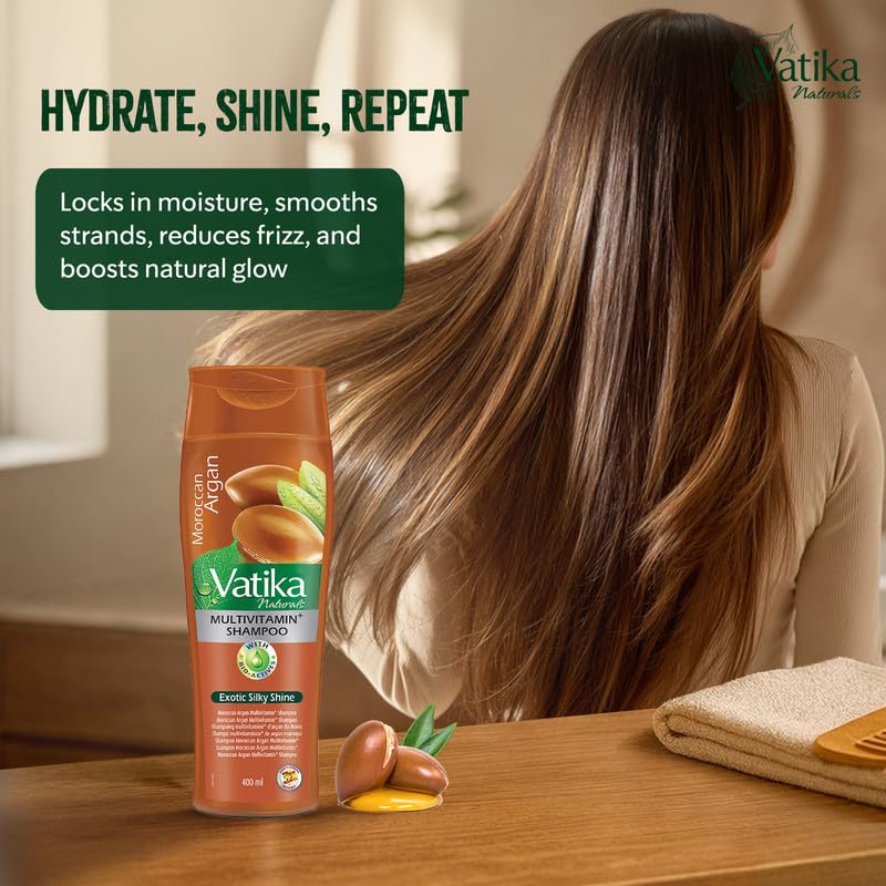 Vatika Naturals frizz-control formula smooths hair and tames flyaways
