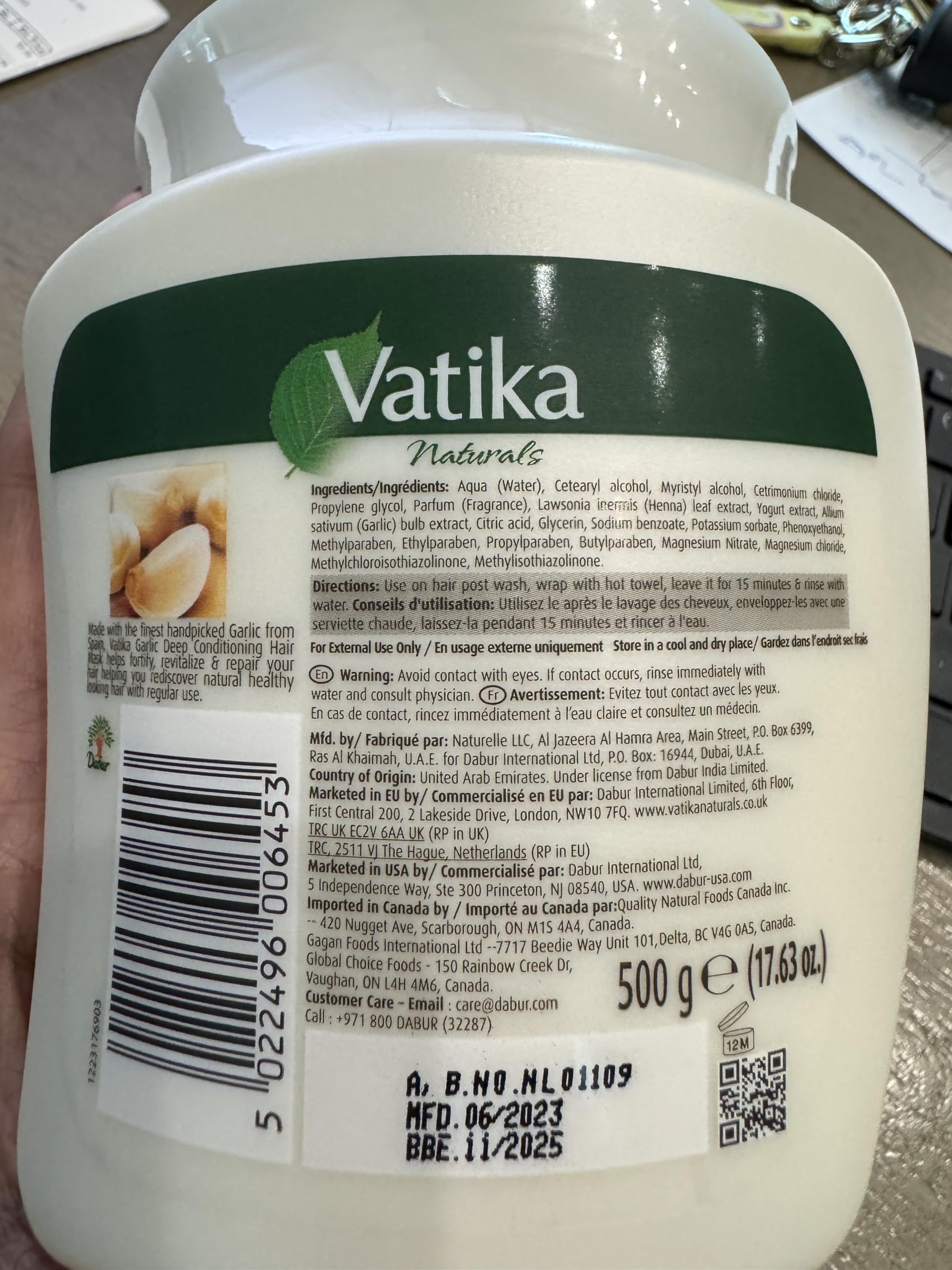 Vatika Naturals hot oil hair mask routine use – fits into regular hair care routine.