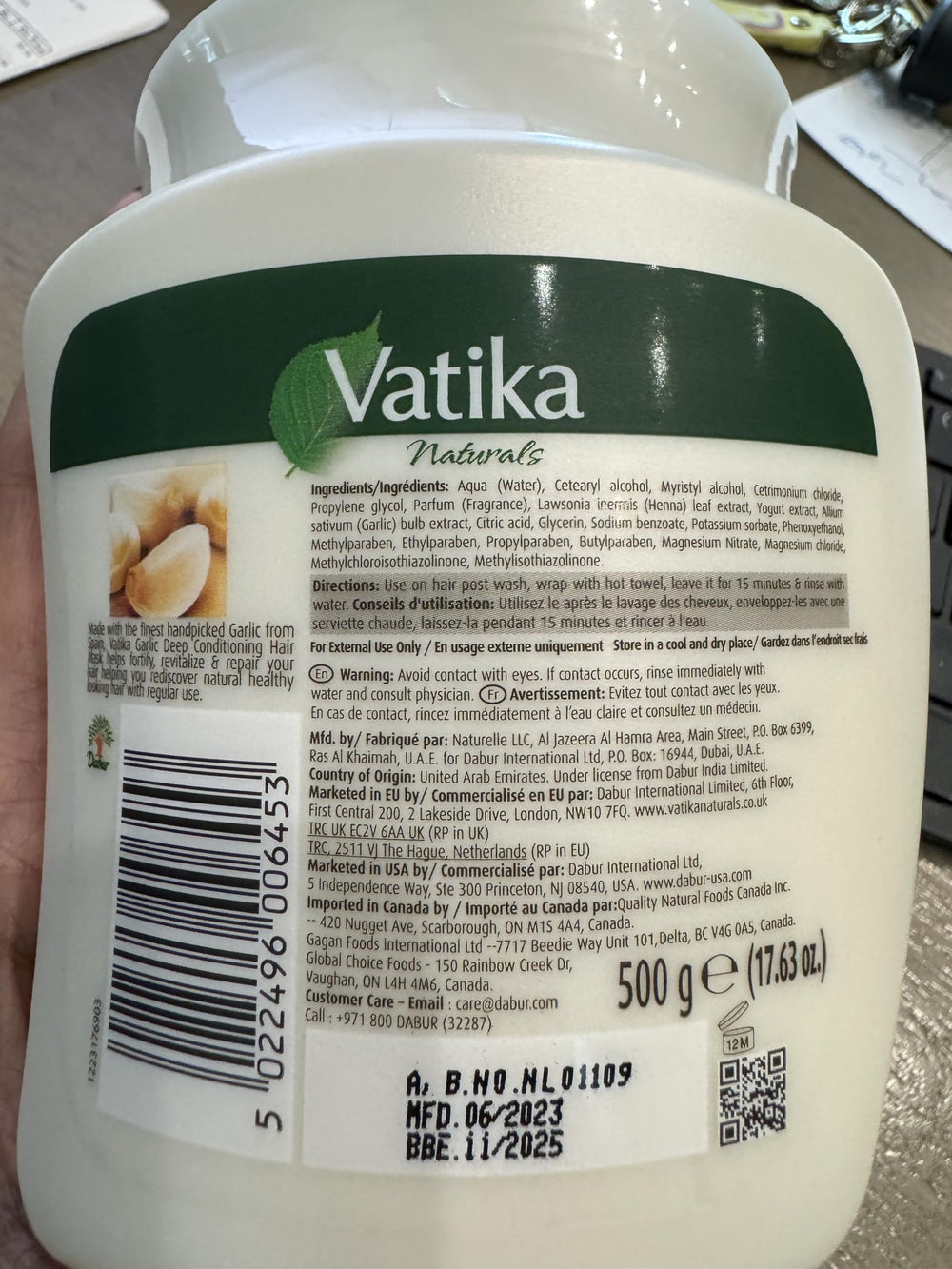 Vatika Naturals hot oil hair mask routine use – fits into regular hair care routine.