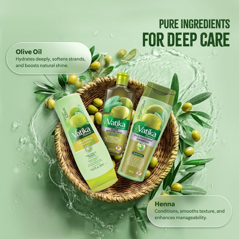 Vatika Naturals Olive Conditioner tube ready to detangle and soften