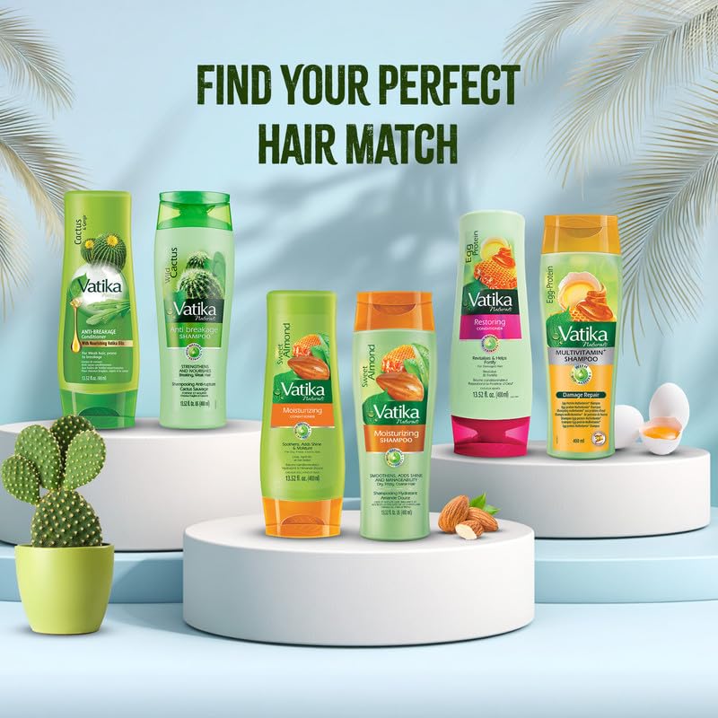 Travel-friendly Vatika Naturals Coconut Shampoo bottle for everyday use.