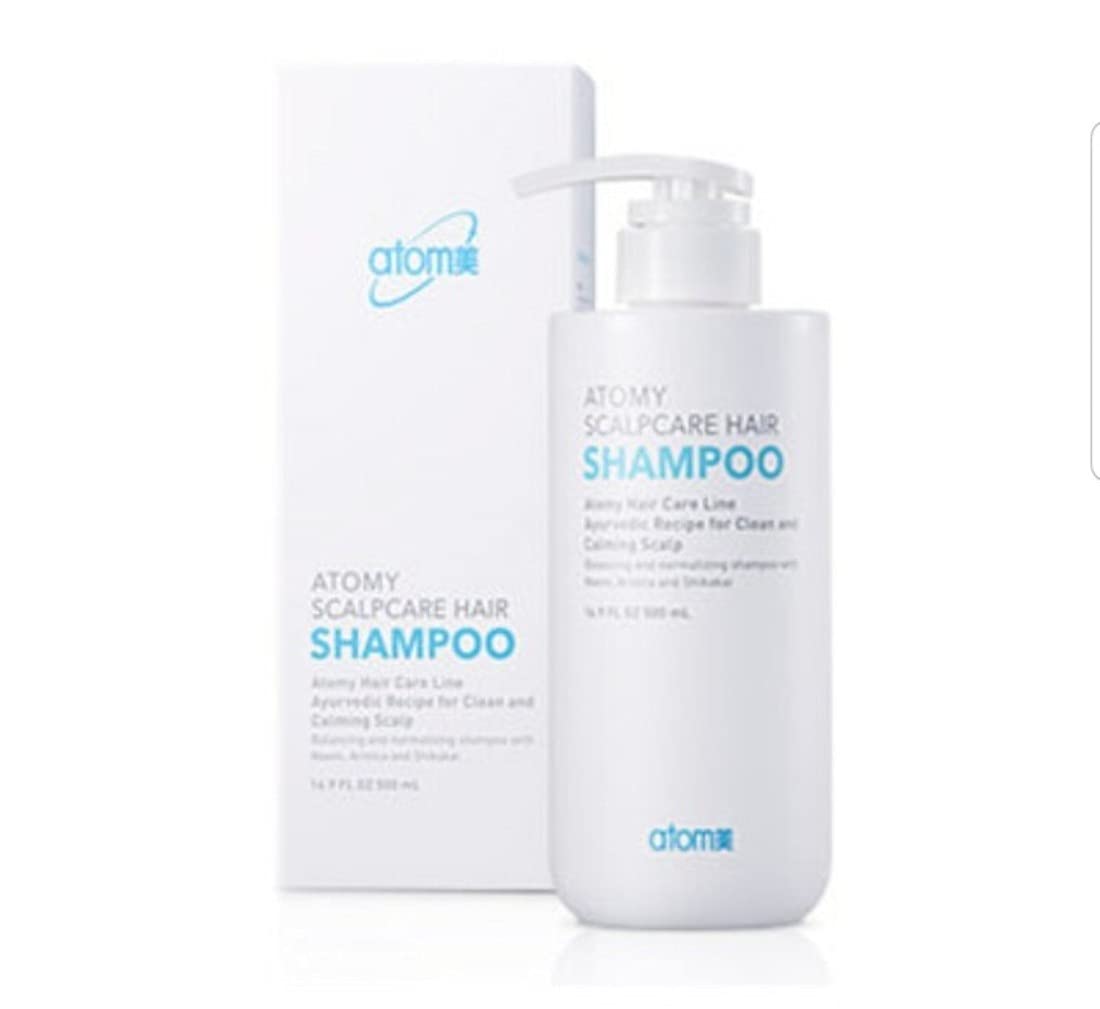 VAU Atomy scalp care shampoo bottle ready for daily refreshing cleanse.