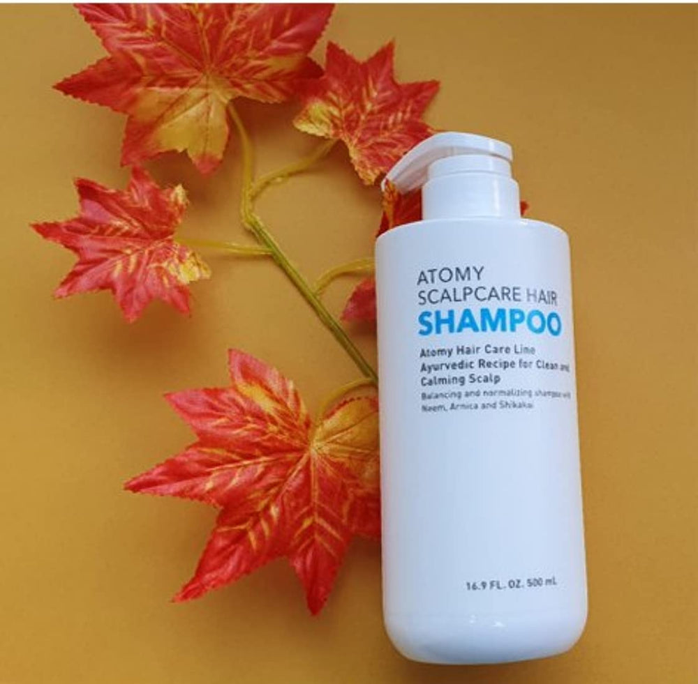 VAU Atomy shampoo delivers a cooling sensation on the scalp.