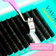 VAVALASH Cashmere lashes sized 8–20 mm for versatile eye design