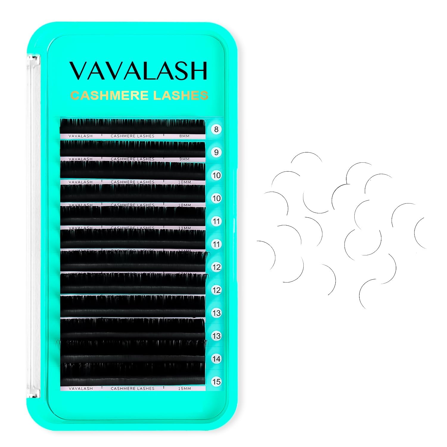 VAVALASH Cashmere Lashes offer a soft, lightweight feel for a wispy look.