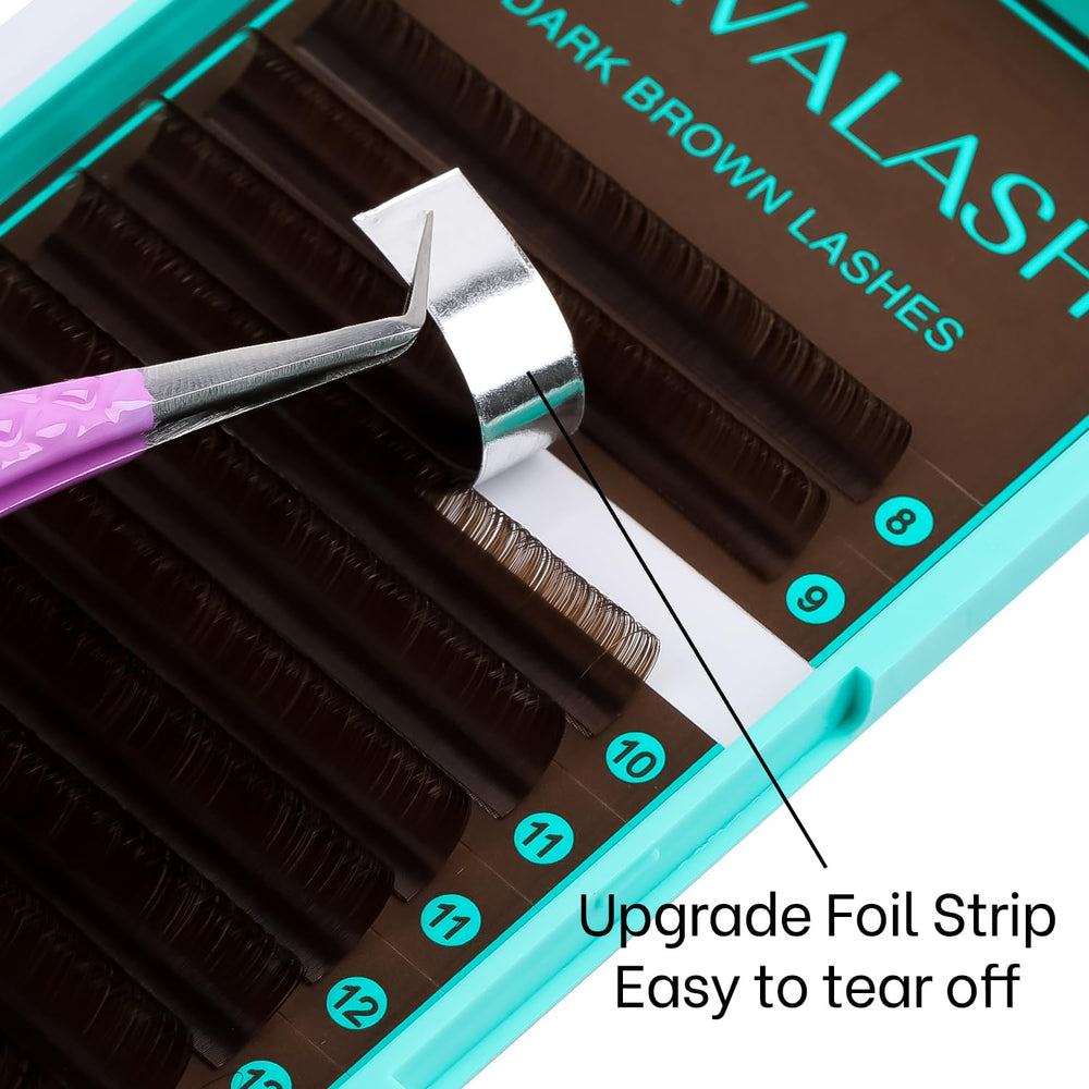 VAVALASH mixed-length 8-15mm lashes for seamless customization.